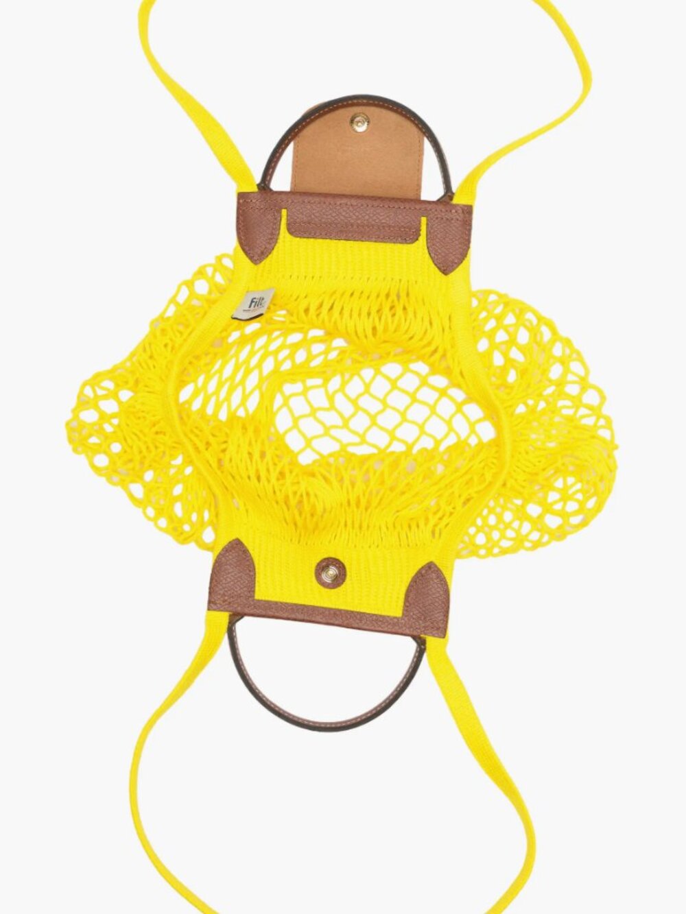 Longchamp Le Pliage Filet Knit Net Bag - like new - Picture 8 of 10